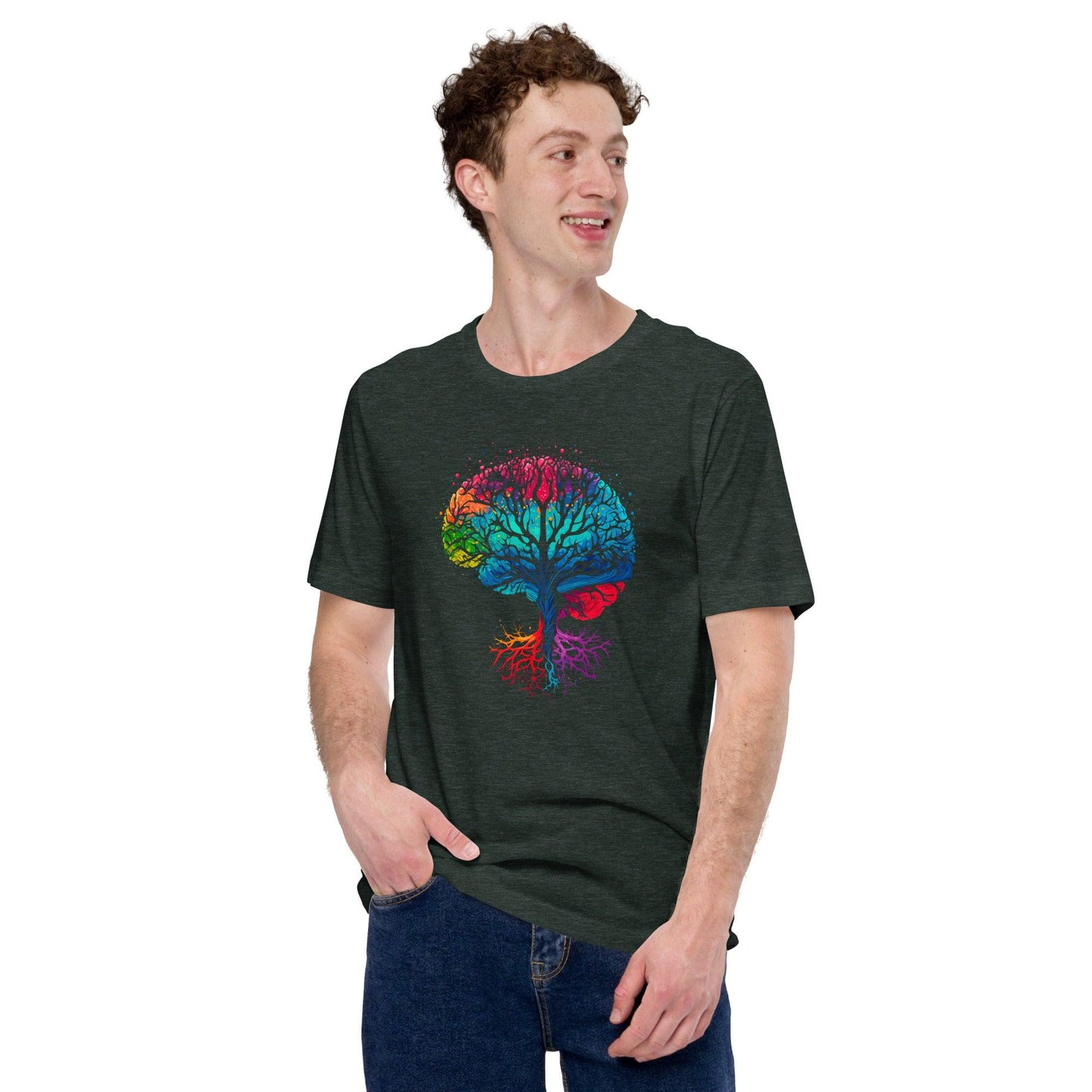 Chromatic Mind - Unisex T-Shirt - Perfect for Neuroscience Enthusiasts_T-Shirt_BioBrainBuddies_