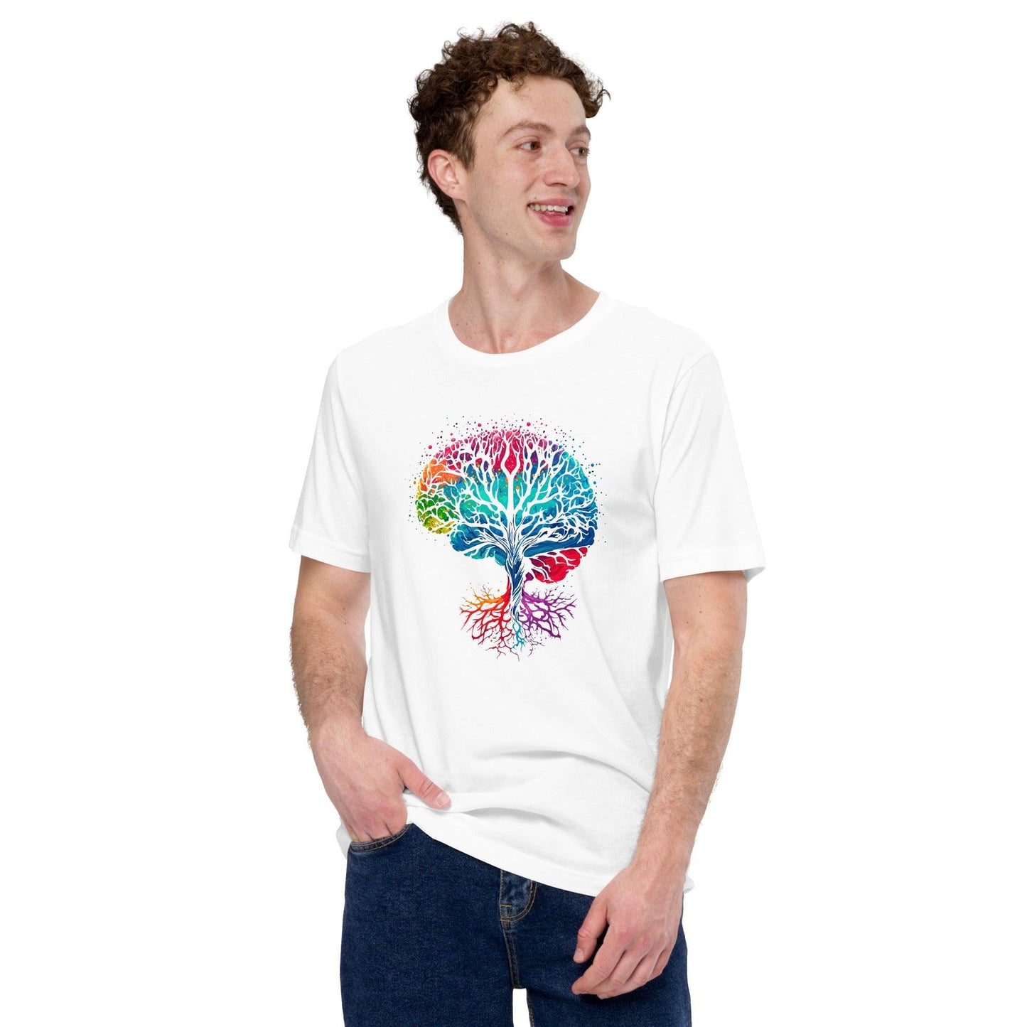 Chromatic Mind - Unisex T-Shirt - Perfect for Neuroscience Enthusiasts_T-Shirt_BioBrainBuddies_
