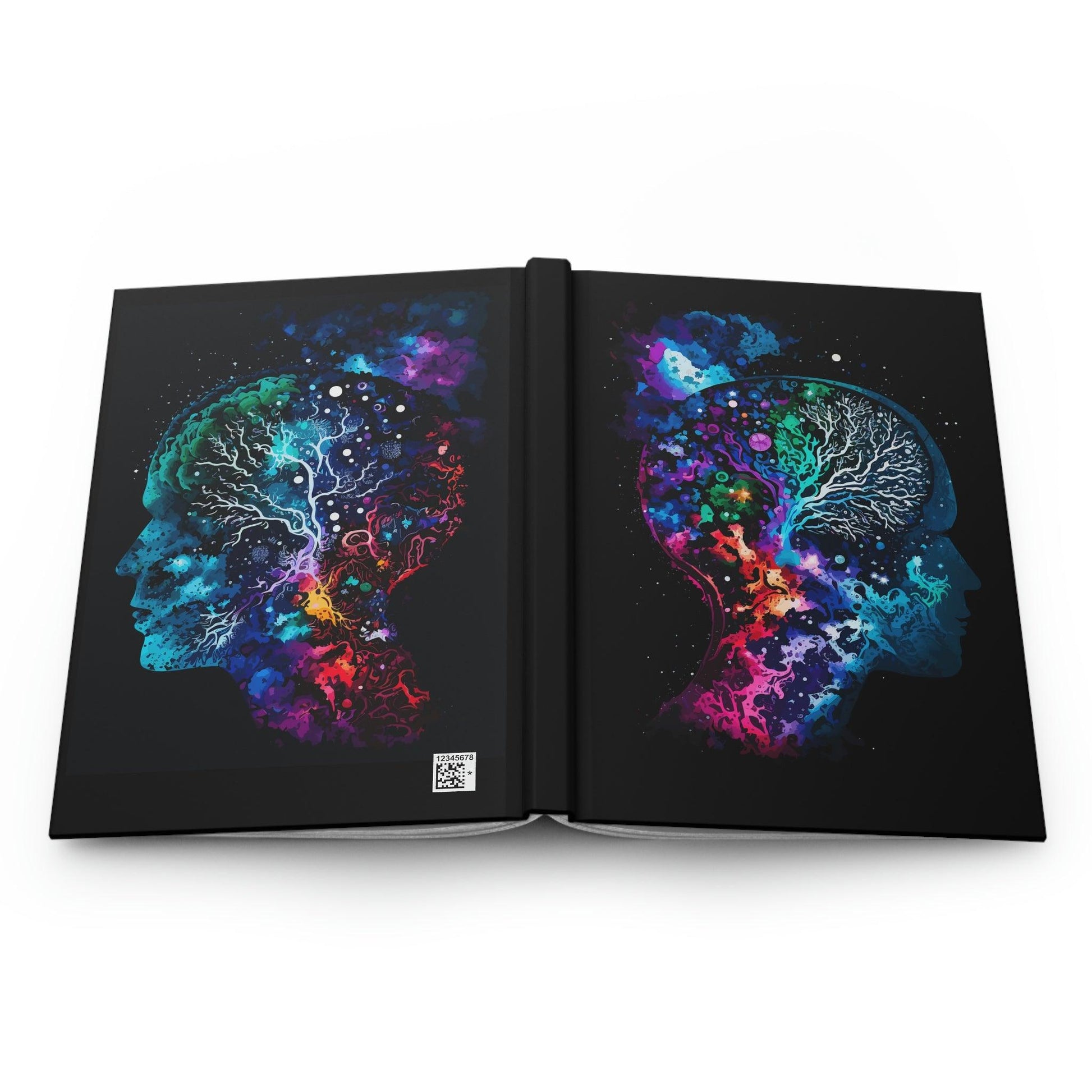 Cosmic Thinker - Hardcover Notebook - Colourful Brain Notebook for Neuroscience Enthusiasts_Paper products_BioBrainBuddies_