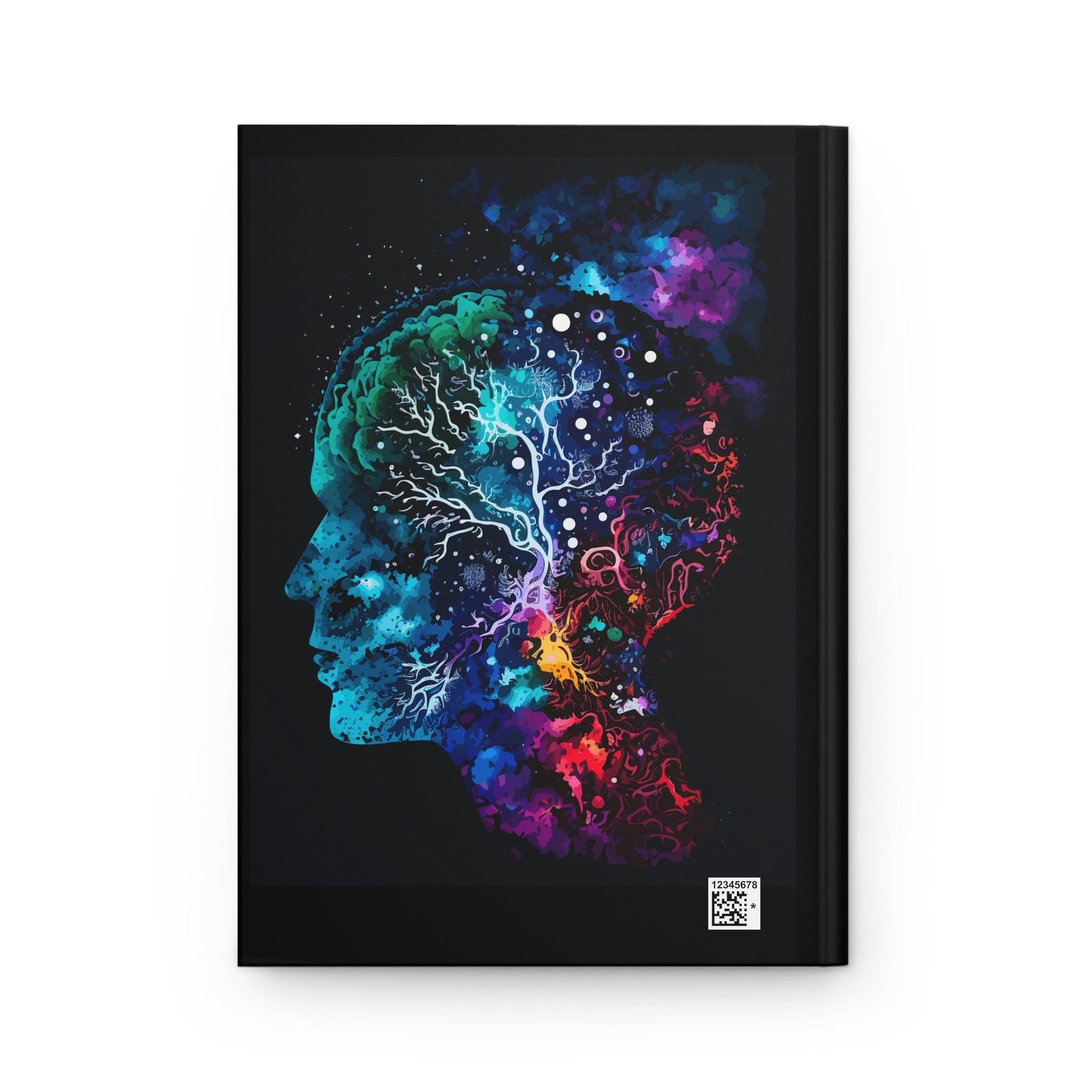 Cosmic Thinker - Hardcover Notebook - Colourful Brain Notebook for Neuroscience Enthusiasts_Paper products_BioBrainBuddies_
